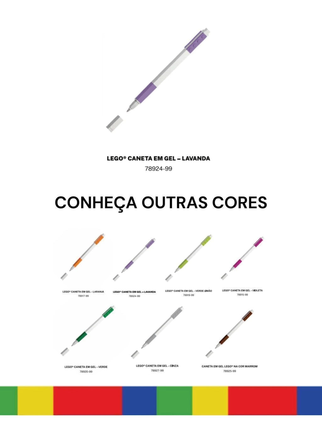 Caneta Gel Lavanda LEGO®