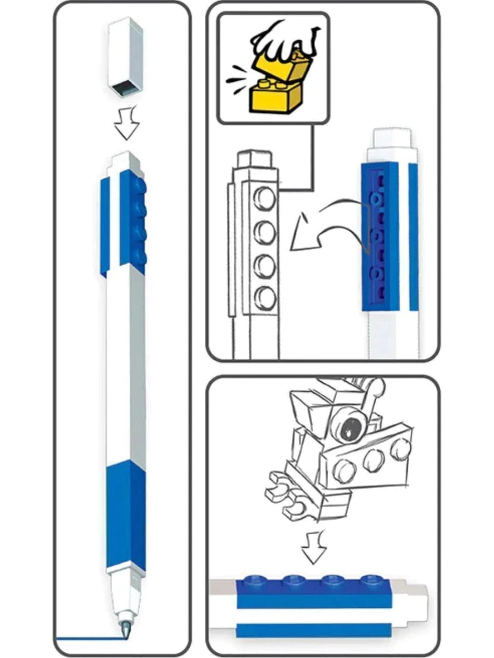 Caneta Gel Azul LEGO®