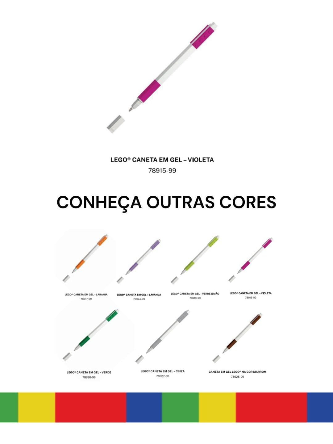 Caneta Gel Violeta LEGO®