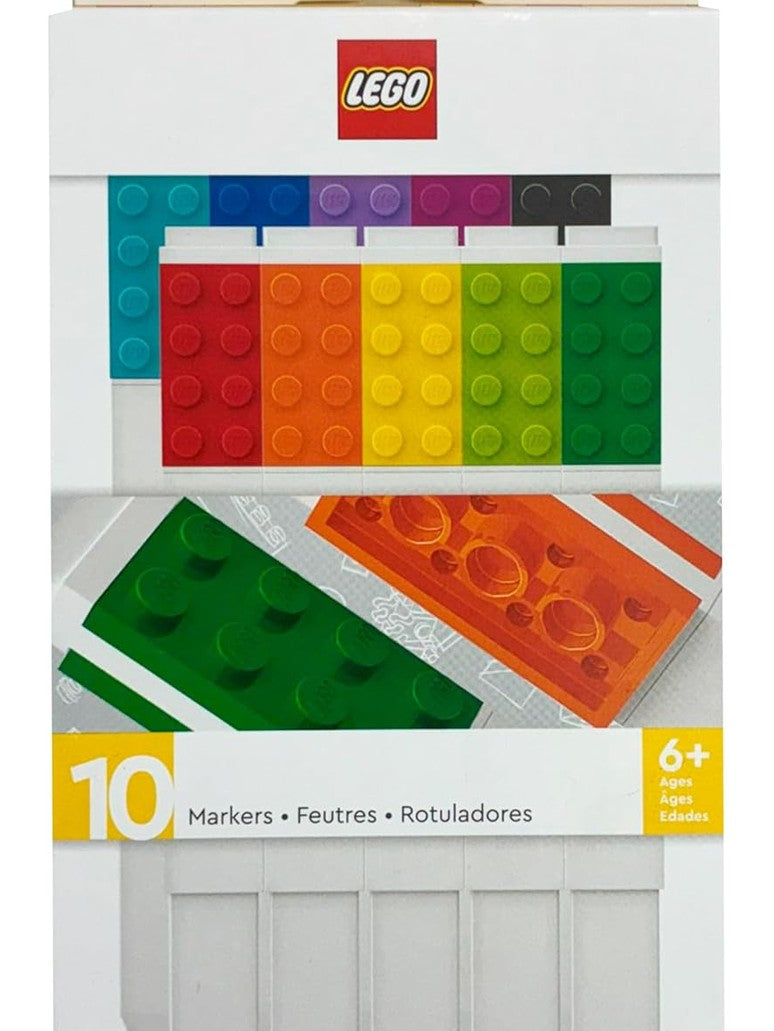 Caneta Hidrográfica 10 Cores LEGO®