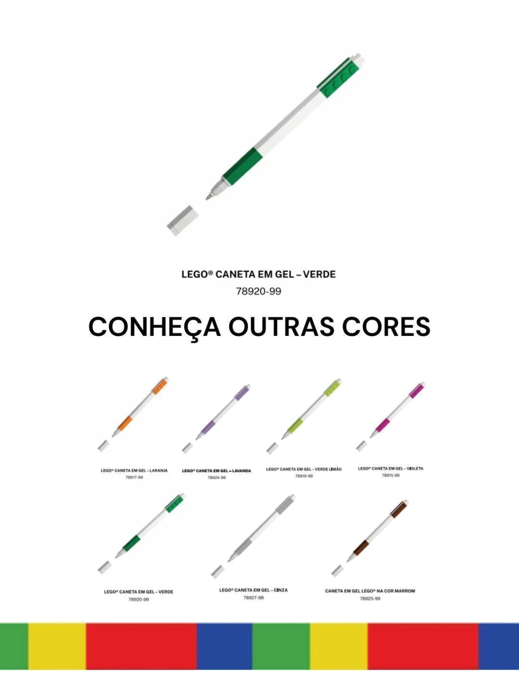 Caneta Gel Verde LEGO®