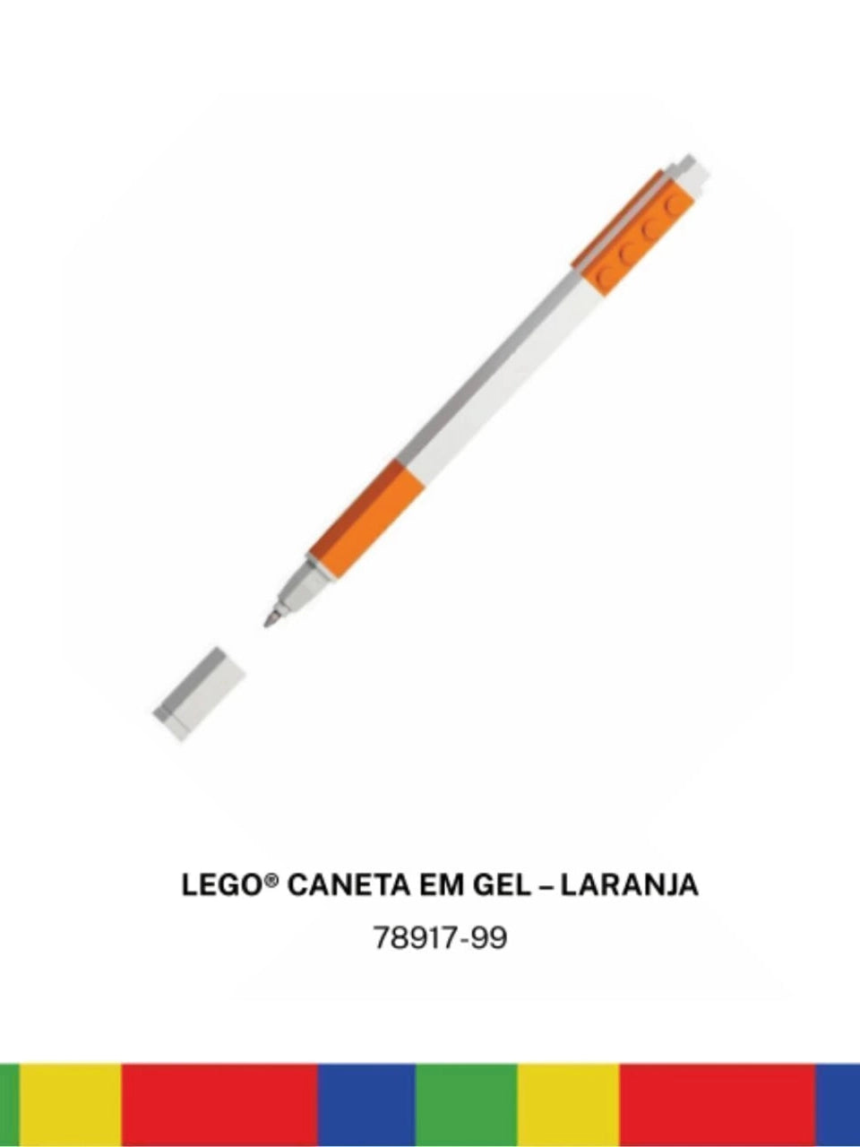Caneta Gel Laranja LEGO®