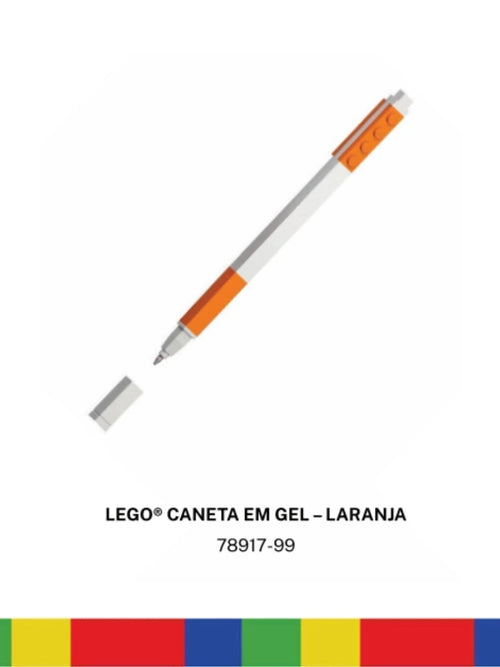 Caneta Gel Laranja LEGO®