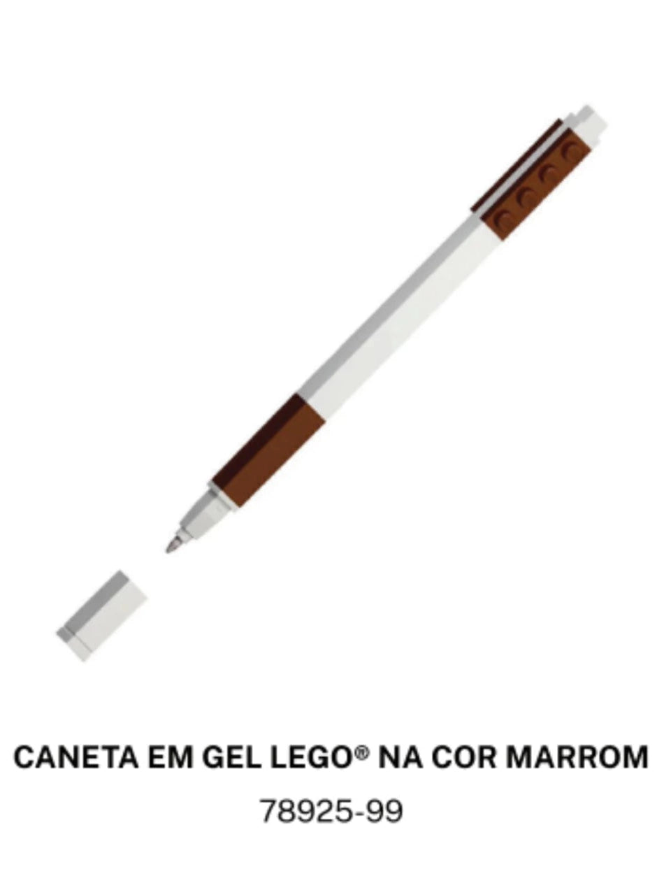 Caneta Gel Marrom LEGO®
