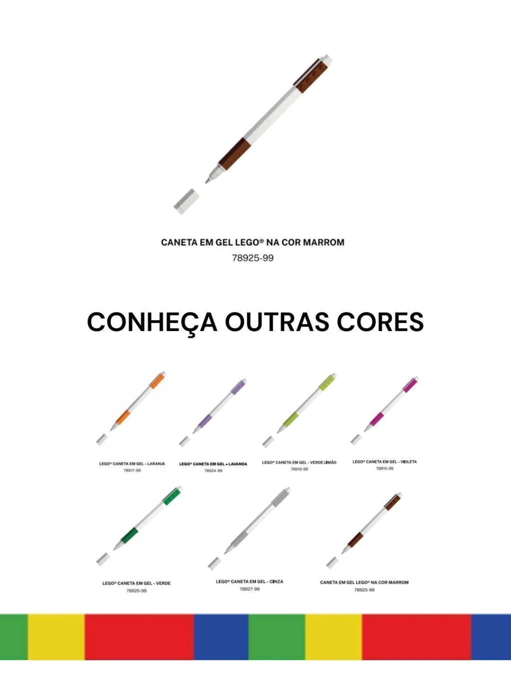 Caneta Gel Marrom LEGO®